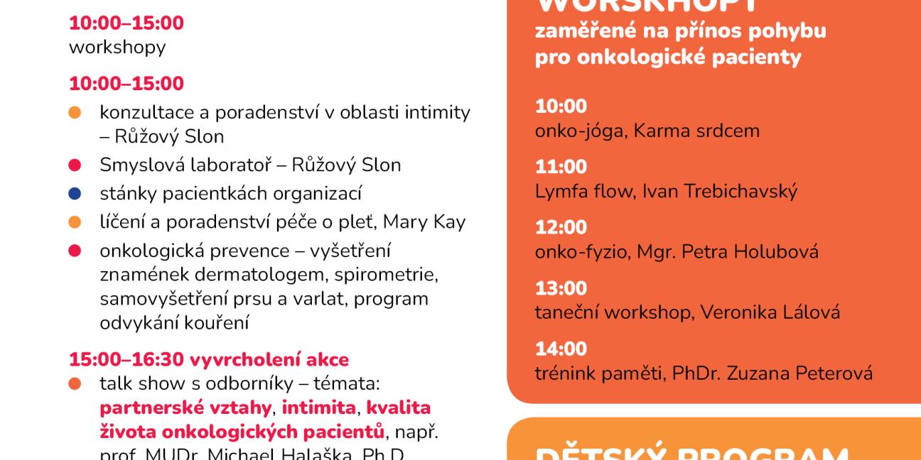 Survivorship day/Den onkopacientů - obrázek 1